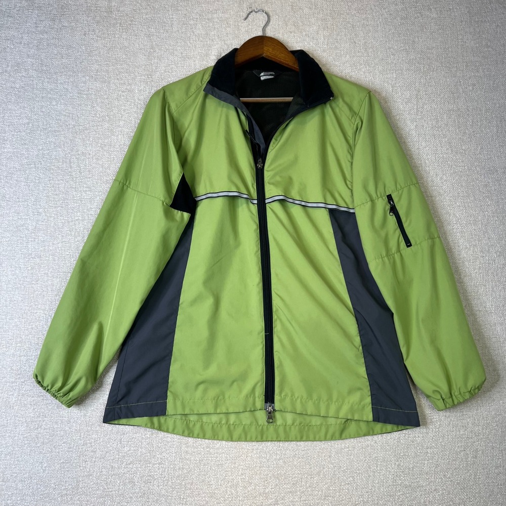 Mountain Equipment Co-op MEC Womens Medium Green Windbreaker Jacket